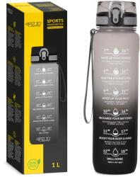 4FIZJO Sticlă de apă cu scală temporală 1 L