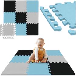 4FIZJO Set de 9 covorașe puzzle 90x90 - „Cer albastru