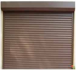 Bestroll Group Ușă garaj automată 2700L x 2400H, maro deschis 8014, lamele 55mm