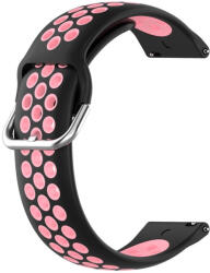 RMPACK Webshop RMPACK Samsung Galaxy Watch 3 45mm Okosóra Szíj Pótszíj Óraszíj Hollow Style Fekete/Rózsaszín
