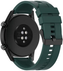 RMPACK Huawei Watch GT3 46mm Szilikon Pótszíj Óraszíj ELEGANT-SPORT SERIES Sötétzöld