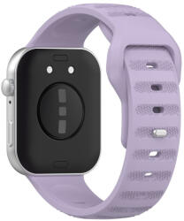 RMPACK Huawei Watch Fit 3 Szilikon Óraszíj Pótszíj Dots Design Lila