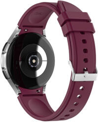RMPACK Samsung Galaxy Watch4 40mm 42mm / Watch4 Classic 44mm Classic 46mm Óraszíj Szilikon Pótszíj TrendyStyle Bordó