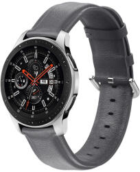 RMPACK Webshop RMPACK Huawei Watch GT GT2 GT 2e Óraszíj Pótszíj 22mm Bőrszíj Style QU Szürke