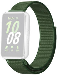 RMPACK Samsung Galaxy Fit3 Pótszíj Szövet Óraszíj - Nylon Szíj KatonaZöld