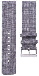RMPACK Samsung Galaxy Watch4 40mm|Classic 42mm|44mm|Classic 46mm Szövet Pótszíj Óraszíj Canvas Elegance Series Szürke