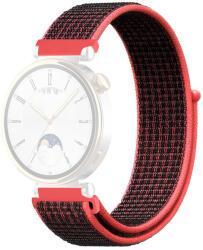  RMPACK Huawei Watch GT 4 41mm Szíj Nylon Szövet Pótszíj Sport Syle Piros