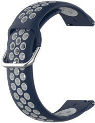 RMPACK Webshop RMPACK Samsung Galaxy Watch 3 45mm Okosóra Szíj Pótszíj Óraszíj Hollow Style Sötétkék/Szürke