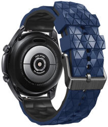 RMPACK 22mm Univerzális Pótszíj Óraszíj Szilikon Triagle Dimension Style Kék/Fekete