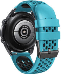  RMPACK Óraszíj Pótszíj Univerzális 22mm Szilikon DualColor Holes Style Világoskék/Fekete