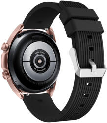 RMPACK Webshop RMPACK Samsung Galaxy Watch 3 41mm Pótszíj Okosóra Szíj Óraszíj Szilikon Sport Style Fekete