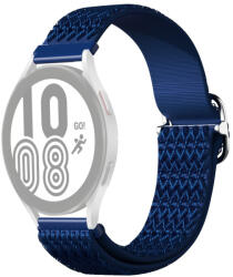 RMPACK Samsung Galaxy Watch4 42mm Pótszíj Óraszíj Szövet Szíj Nylon Rhombus Style Kék