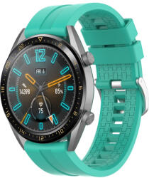 RMPACK Webshop RMPACK Huawei Watch GT 46mm Szilikon Pótszíj Óraszíj Elegant-Sport Series Cián