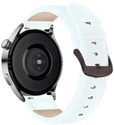 RMPACK Huawei Watch GT 3 46mm / Watch GT Runner Pótszíj Bőrszíj Óraszíj Fehér