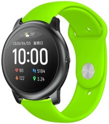 RMPACK Xiaomi Haylou Solar LS05 Szilikon Pótszíj Óraszíj Elegant Series UVZöld