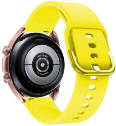 RMPACK Webshop RMPACK Samsung Galaxy Watch 3 41mm Óraszíj Pótszíj Okosóra Szíj Szilikon Nature Sárga