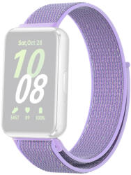 RMPACK Samsung Galaxy Fit3 Pótszíj Szövet Óraszíj - Nylon Szíj Lila