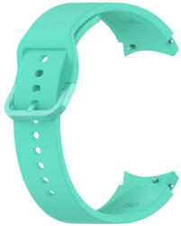 RMPACK 20mm Samsung Galaxy Watch 5 44mm / Watch 5 40mm / Watch 5 Pro 45mm Pótszíj Szilikon Szíj Lady Series Elegant Cián