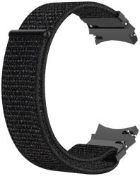 RMPACK 20mm Samsung Galaxy Watch 5 44mm / Watch 5 40mm / Watch 5 Pro 45mm Óraszíj Pótszíj Szövet - Tépőzáras SportLoop Fekete