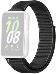 RMPACK Samsung Galaxy Fit3 Pótszíj Szövet Óraszíj - Nylon Szíj Fekete