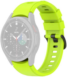 RMPACK 20mm Samsung Galaxy Watch 5 44mm / Watch 5 40mm / Watch 5 Pro 45mm Szilikon Óraszíj Pótszíj COOL Series Lime