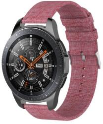 R-Mobile Pack Samsung Galaxy Watch 46mm Óraszíj - Pótszíj Textil Canvas Pink