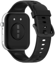 RMPACK Huawei Watch Fit 3 Óraszíj Szilikon Pótszíj Sport Style Fekete