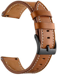 RMPACK Samsung Galaxy Watch4 40mm, 42mm, 44mm, 46mm Bőrszíj Pótszíj Óraszíj CowStyle Barna