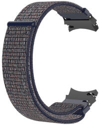 RMPACK 20mm Samsung Galaxy Watch 5 44mm / Watch 5 40mm / Watch 5 Pro 45mm Óraszíj Pótszíj Szövet - Tépőzáras SportLoop Sötétkék