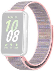 RMPACK Samsung Galaxy Fit3 Pótszíj Szövet Óraszíj - Nylon Szíj Rózsaszín