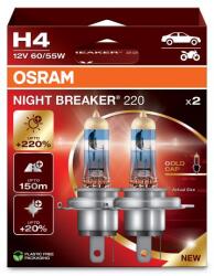 OSRAM H4 OSRAM Night Breaker Laser +220% 64193NB220-2HB 2ks BOX (3702)