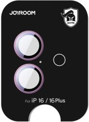 JOYROOM JR-MFY0259 védőüveg iPhone 16/16 Plus lencsékre - rózsaszín üvegfólia