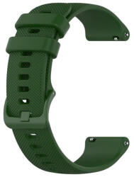 Techsuit - 20mm-es óraszíj (W006) - Samsung Galaxy Watch 4/5/Active 2, Huawei Watch GT 3 (42mm)/GT 3 Pro (43mm) - Zöld