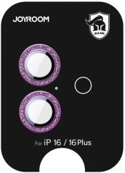 JOYROOM JR-MSF0302 üvegfólia iPhone 16/16 Plus lencsékhez - rózsaszín üvegfólia