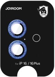 JOYROOM JR-MSF0300 üvegfólia iPhone 16/16 Plus lencsékhez - kék