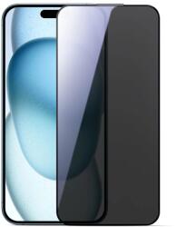 JOYROOM JR-MLG0281 2.5D Porálló Privacy Edzett Üvegfólia Fekete Kerettel iPhone 16 Pro-hoz üvegfólia