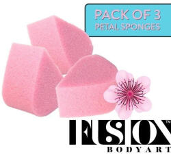 Fusion Body Art FUSION arcfestő sziromszivacs 3db/cs pink