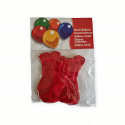 Szoti Szív alakú gumi lufi piros 30cm 10db/cs