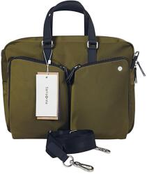 Samsonite BLAZING olivazöld színű, két részes, két zsebes laptoptartós irattáska 15, 6" 154024-1635 - taskaweb