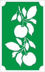 Mk Kreatív 8x5 cm-es csillámtetoválás sablon - Cseresznye 115 (Mk8115)
