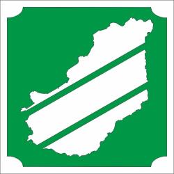 Mk Kreatív 5x5 cm-es Csillám tetoválás sablon - Magyarország 228 (Mk5228)