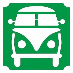 Mk Kreatív 5x5 cm-es Csillámtetoválás sablon - Vw Transporter 235 (Mk5235)