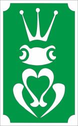 Mk Kreatív 8x5 cm-es Csillámtetoválás sablon - Béka királyfi 40 (Mk8040)