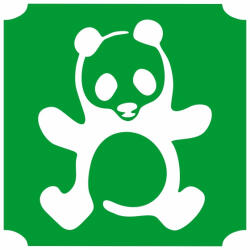 Mk Kreatív 5x5 cm-es Csillámtetoválás sablon - Panda maci 109 (Mk5109)