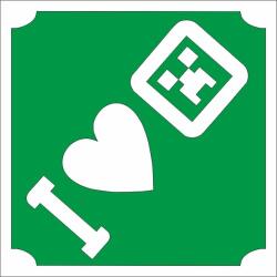 Mk Kreatív 5x5 cm-es Csillámtetoválás sablon - Minecraft 341 (Mk5341)