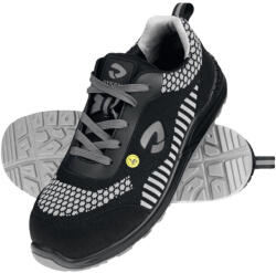 DYKENO STEPPAX LIGHT Munkavédelmi cipő O1 SRC ESD fekete szürke 47 (022-K107-05-47)