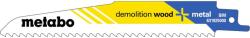 Metabo " Demolition wood + m" 5 db Orrfűrészlap 150 x 1, 6 mm 631925000 (631925000)