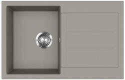 Evido Cubo 45S Silgranit mosogató, forgatható kivitel, 780 x 500 mm /platina/ (CUBO 45S PLATINA)