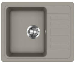 Evido Home 45S Compact gránit mosogató, egy medencés forgatható kivitel, 575 x 460 mm /platina/ (HOME 45S COMPACT PLATINA)