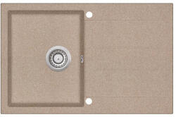 Evido Cubo 45S Silgranit mosogató, forgatható kivitel, 780 x 500 mm /avena/ (CUBO 45S AVENA)